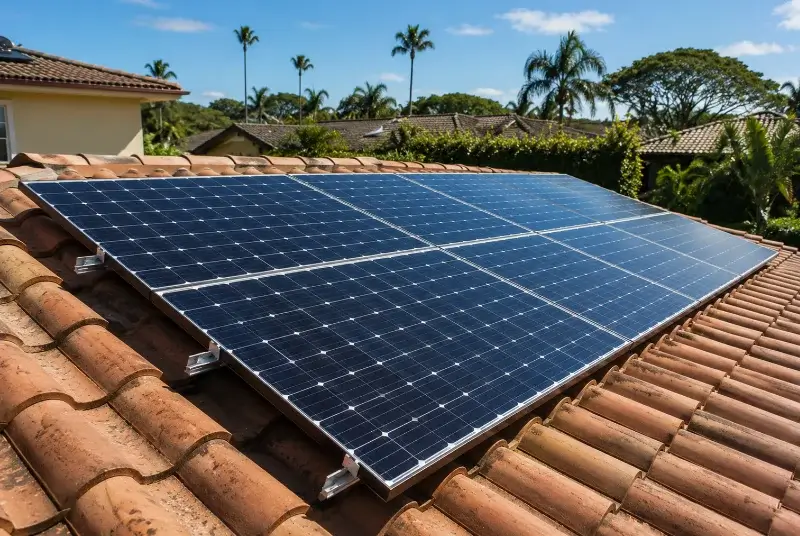 Installation de panneaux solaires à Saint-Martin-de-Ré